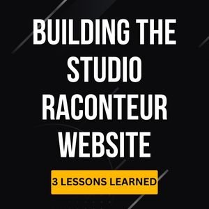 Featured image for a blog post titled 'Building the Studio Raconteur website'