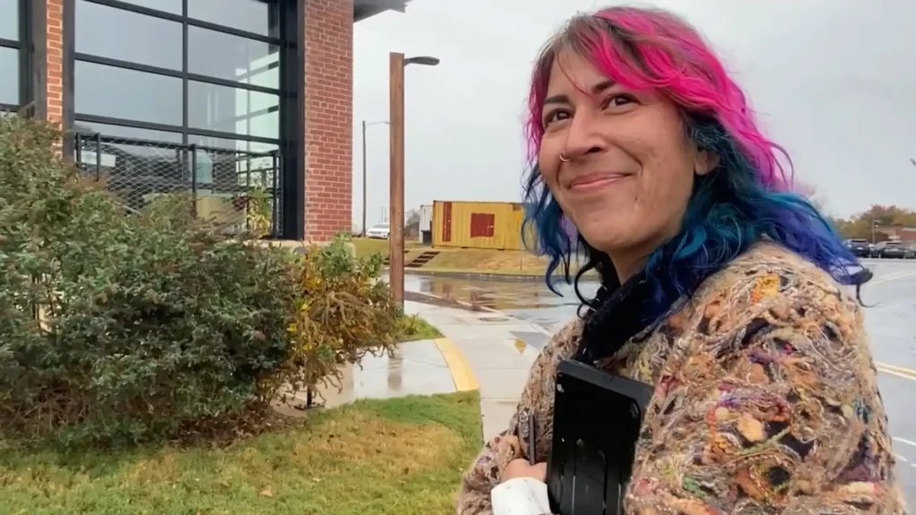 Melissa Crosson gets emotional at Camp North End